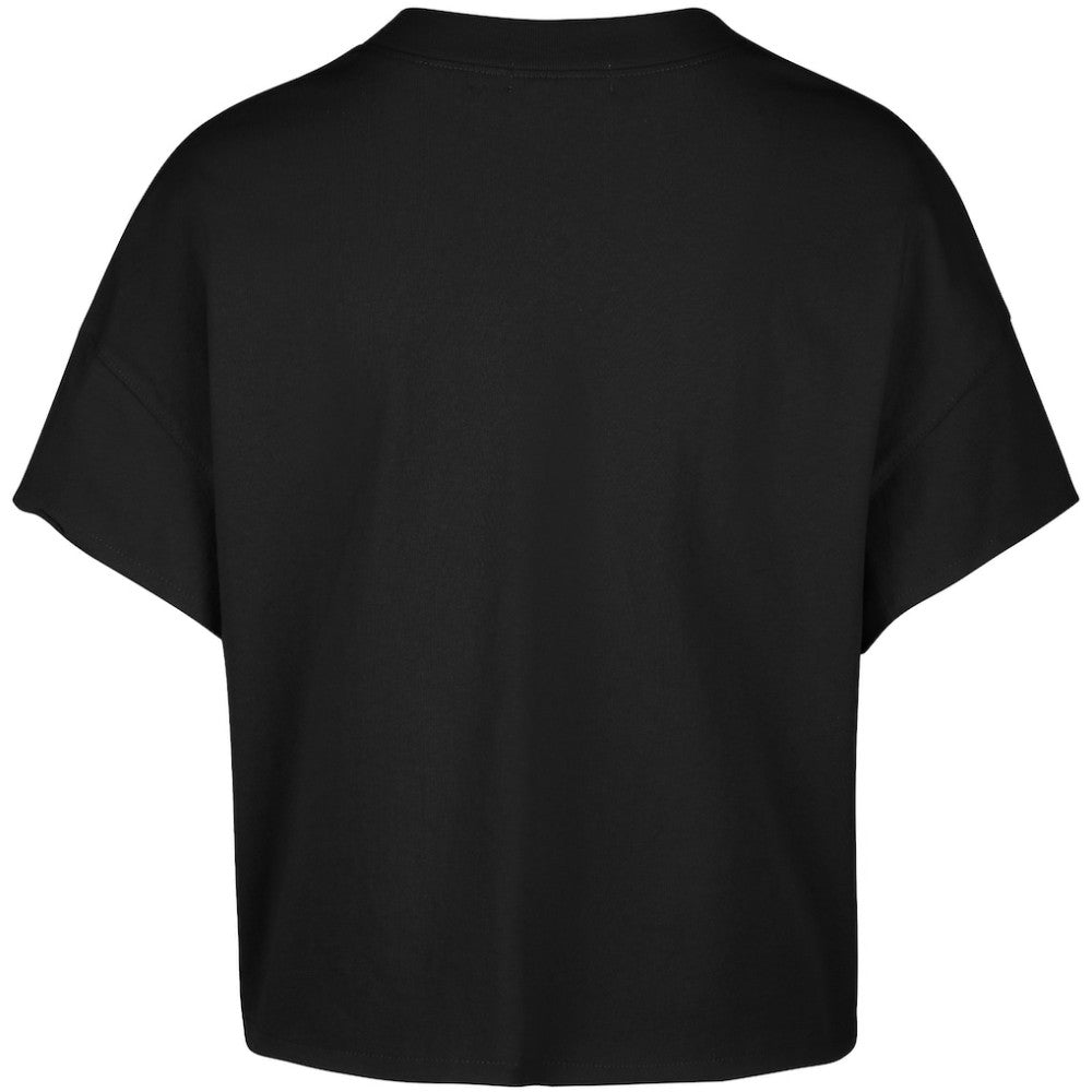 NHL Black Sidney Crosby Pittsburgh Penguins '47 Women's Elation Name & Number Oversized Notch Neck T-Shirt