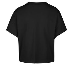 NHL Black David Pastrnak Boston Bruins '47 Women's Elation Name & Number Oversized Notch Neck T-Shirt