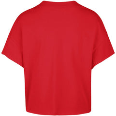 NHL Red Alexander Ovechkin Washington Capitals '47 Women's Elation Name & Number Oversized Notch Neck T-Shirt