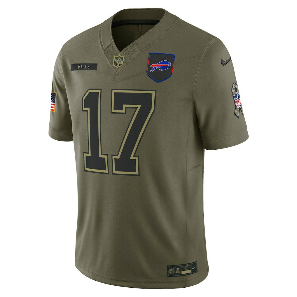 Josh Allen  2025 Salute to Service Limited Jersey - Buffalo Bills
