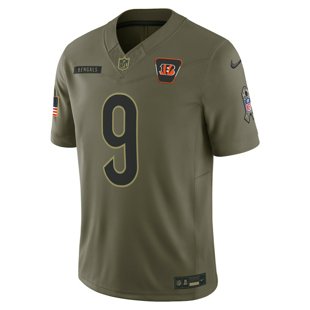 Joe Burrow  2025 Salute to Service Limited Jersey - Cincinnati Bengals