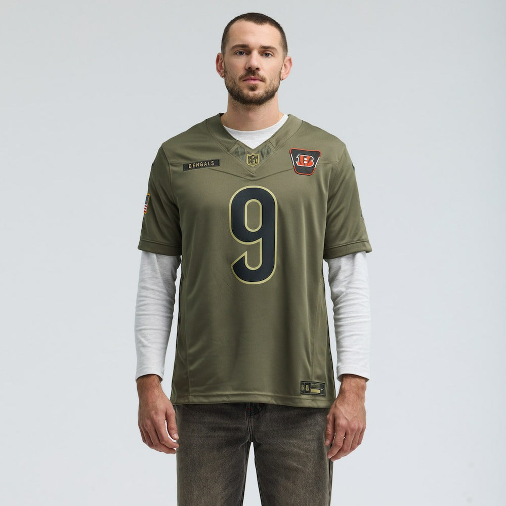 Joe Burrow  2025 Salute to Service Limited Jersey - Cincinnati Bengals