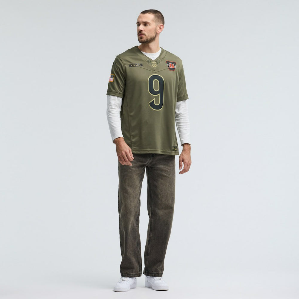 Joe Burrow  2025 Salute to Service Limited Jersey - Cincinnati Bengals