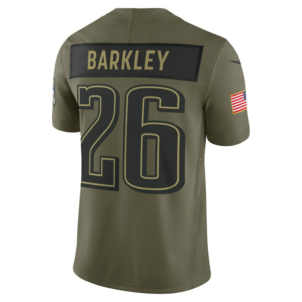 Saquon Barkley  2025 Salute to Service Limited Jersey - Philadelphia Eagles