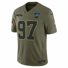 Aidan Hutchinson  2025 Salute to Service Limited Jersey - Detroit Lions
