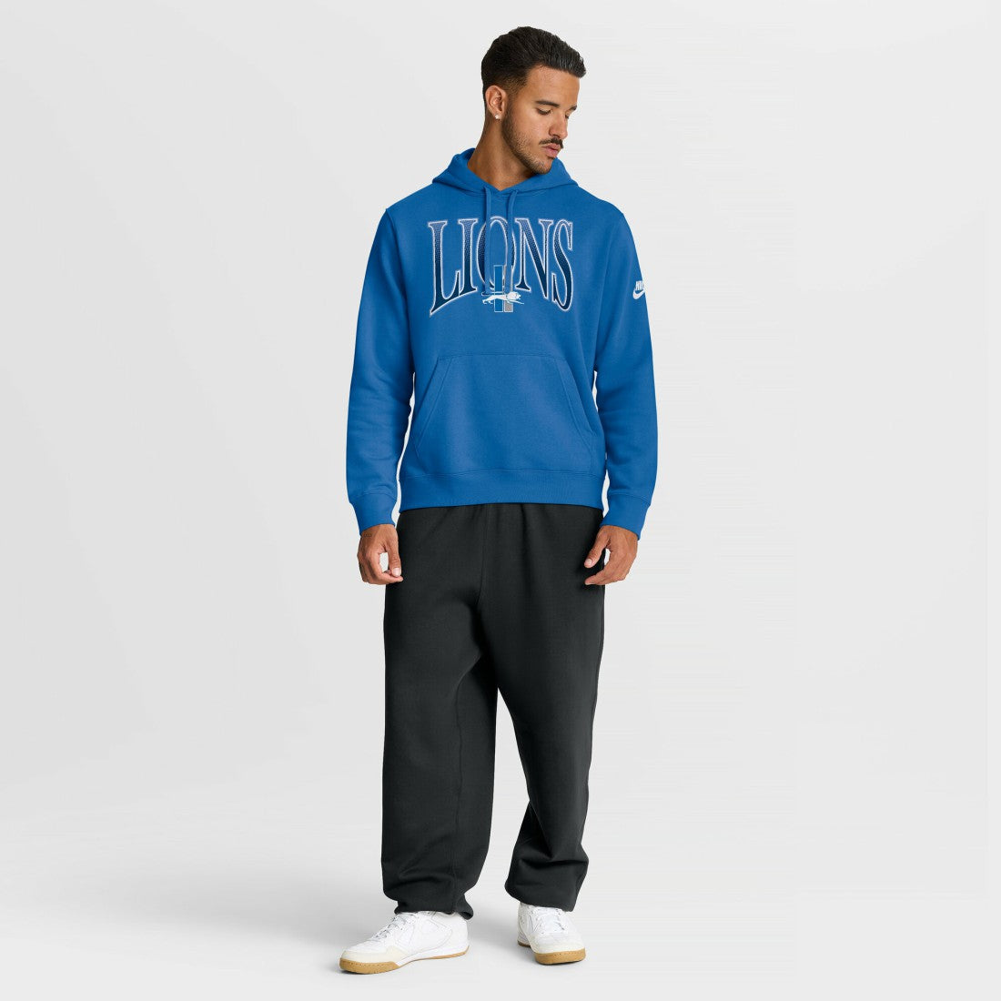 Full Blitz Club Fleece Pullover Hoodie - Detroit Lions