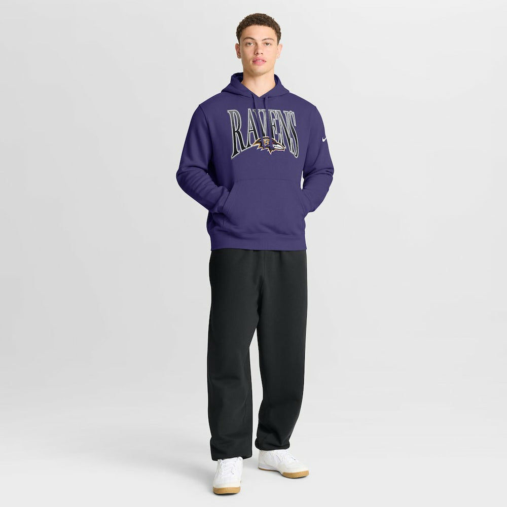 Full Blitz Club Fleece Pullover Hoodie - Baltimore Ravens