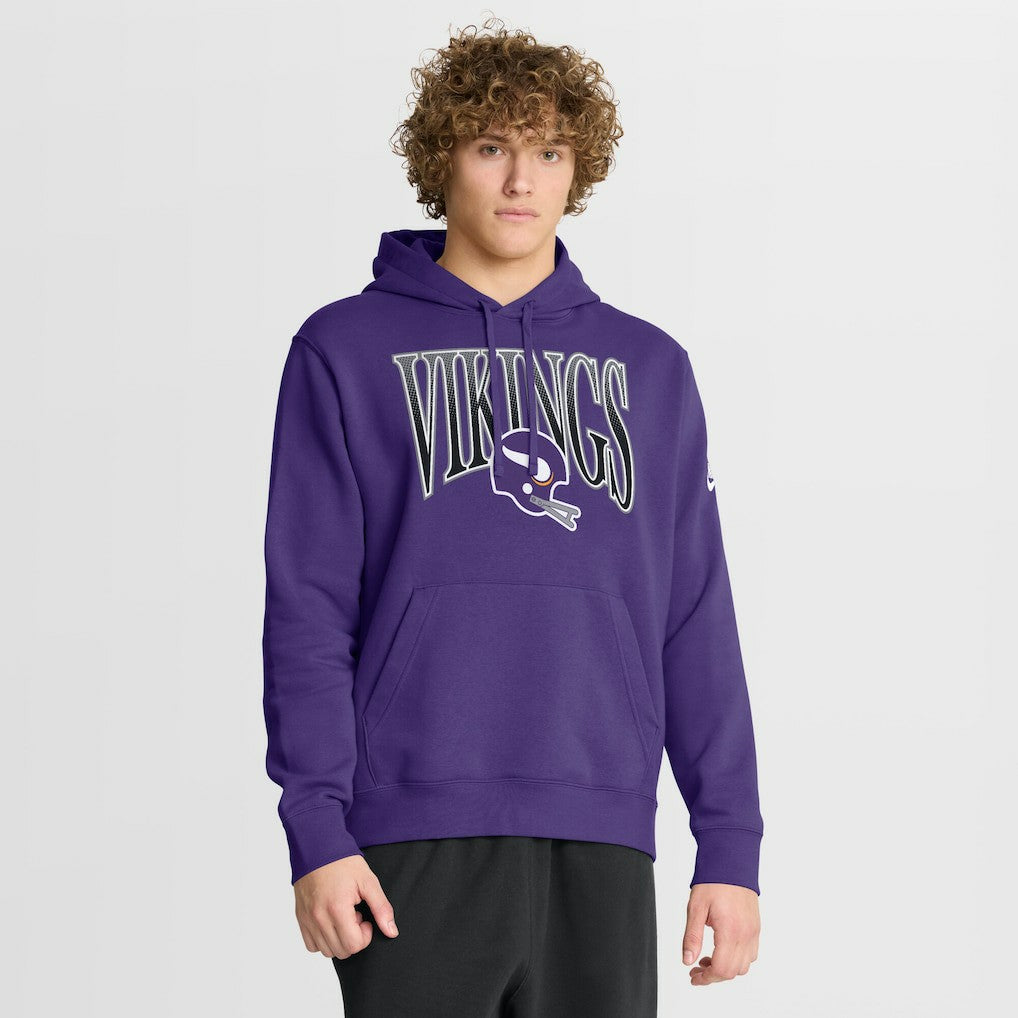 Full Blitz Club Fleece Pullover Hoodie - Minnesota Vikings