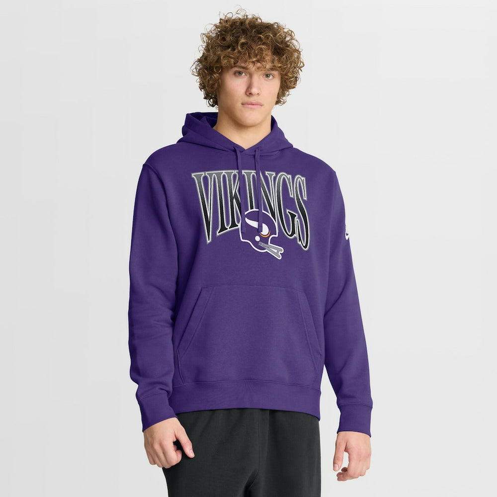 Full Blitz Club Fleece Pullover Hoodie - Minnesota Vikings