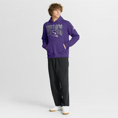 Full Blitz Club Fleece Pullover Hoodie - Minnesota Vikings