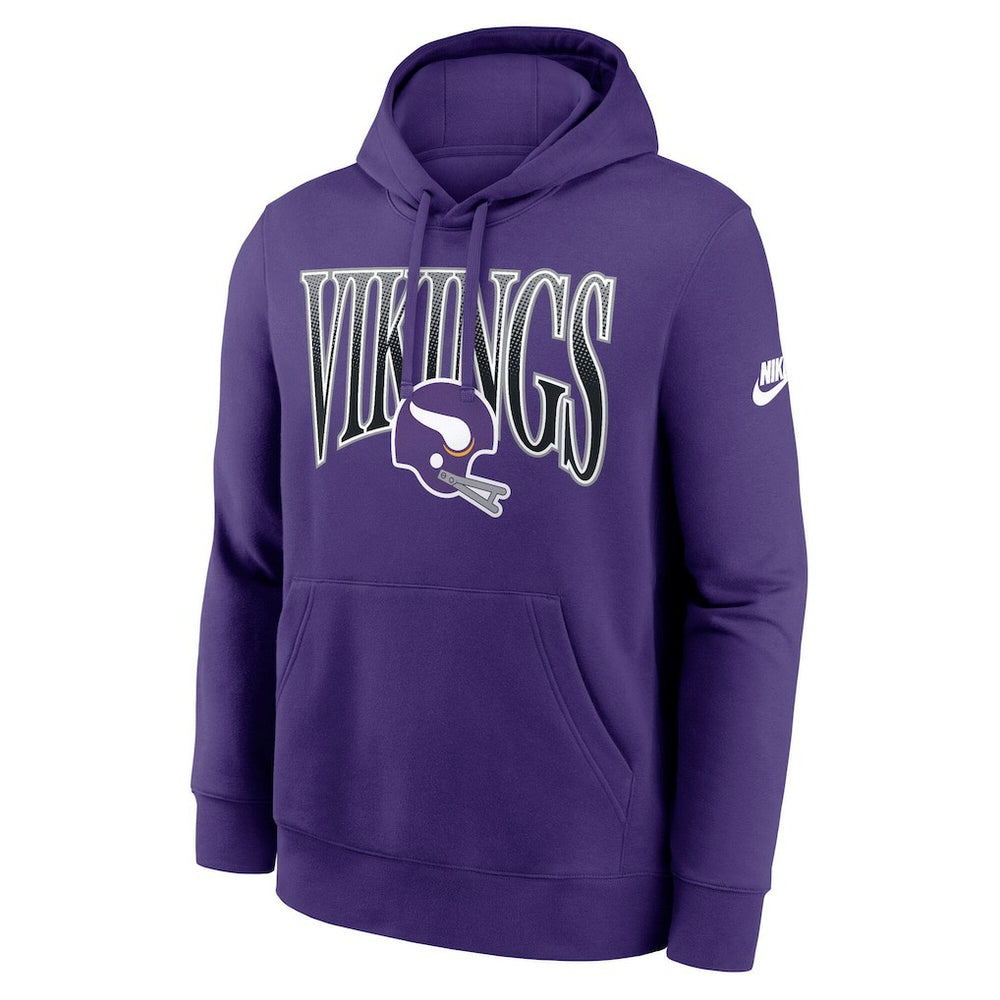 Full Blitz Club Fleece Pullover Hoodie - Minnesota Vikings