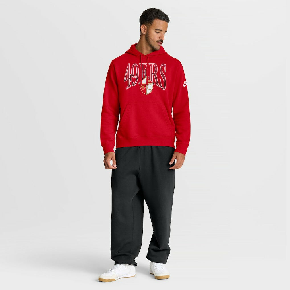 Full Blitz Club Fleece Pullover Hoodie - San Francisco 49ers