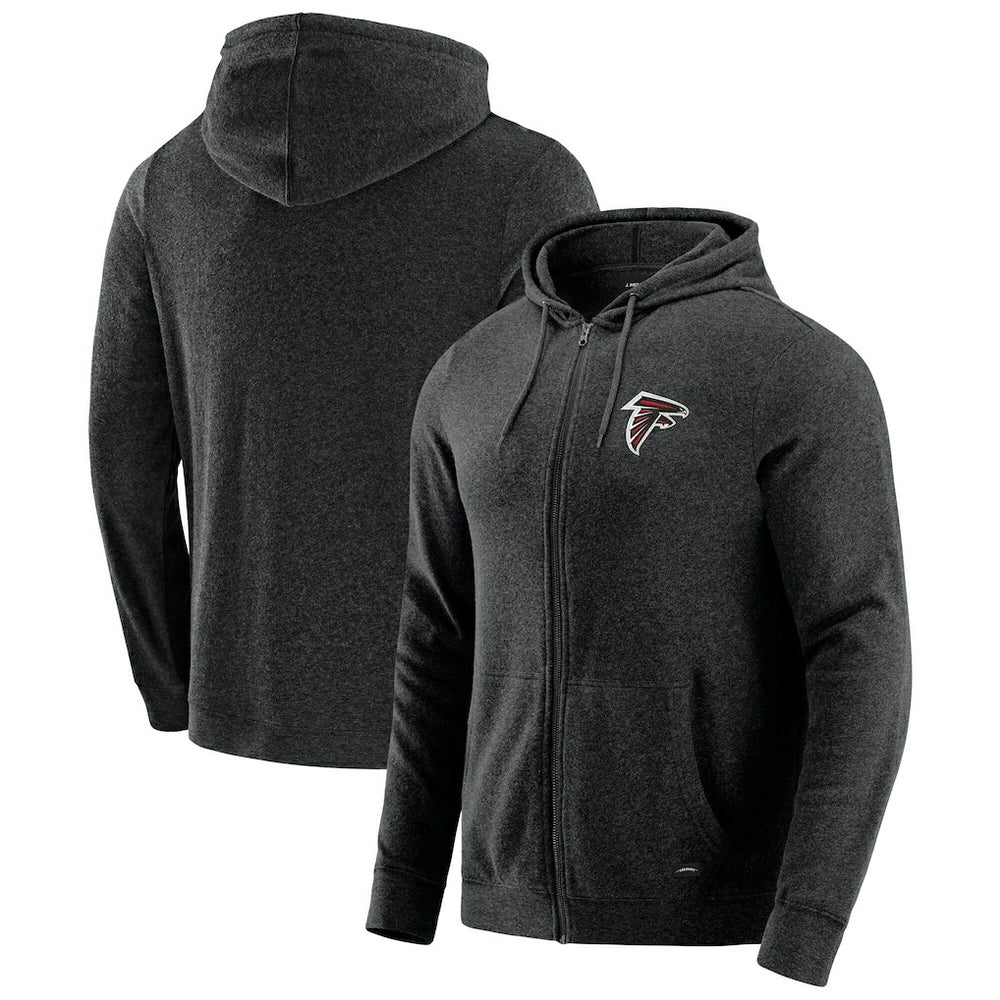 J. Palmer Players Lounge Tri-Blend Full-Zip Hoodie - Atlanta Falcons