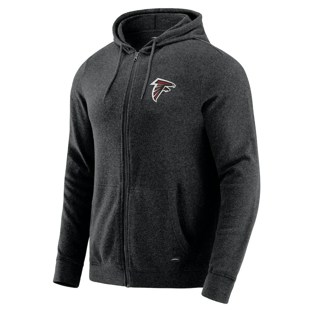 J. Palmer Players Lounge Tri-Blend Full-Zip Hoodie - Atlanta Falcons