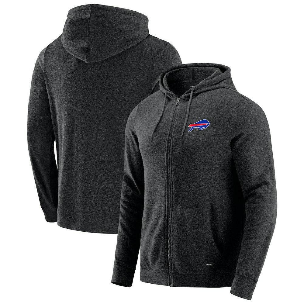 J. Palmer Players Lounge Tri-Blend Full-Zip Hoodie - Buffalo Bills