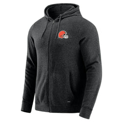 J. Palmer Players Lounge Tri-Blend Full-Zip Hoodie - Cleveland Browns