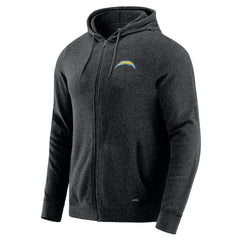 J. Palmer Players Lounge Tri-Blend Full-Zip Hoodie - Los Angeles Chargers