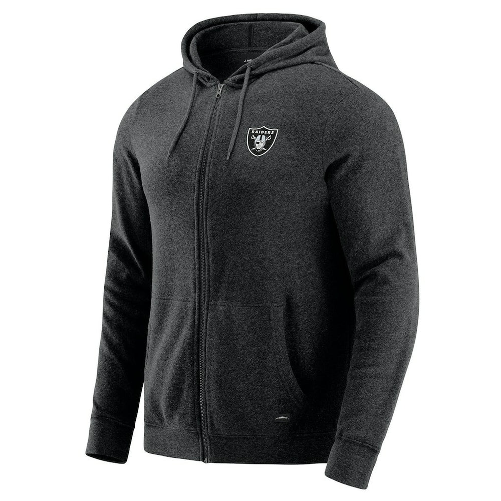 J. Palmer Players Lounge Tri-Blend Full-Zip Hoodie - Las Vegas Raiders