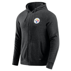 J. Palmer Players Lounge Tri-Blend Full-Zip Hoodie - Pittsburgh Steelers