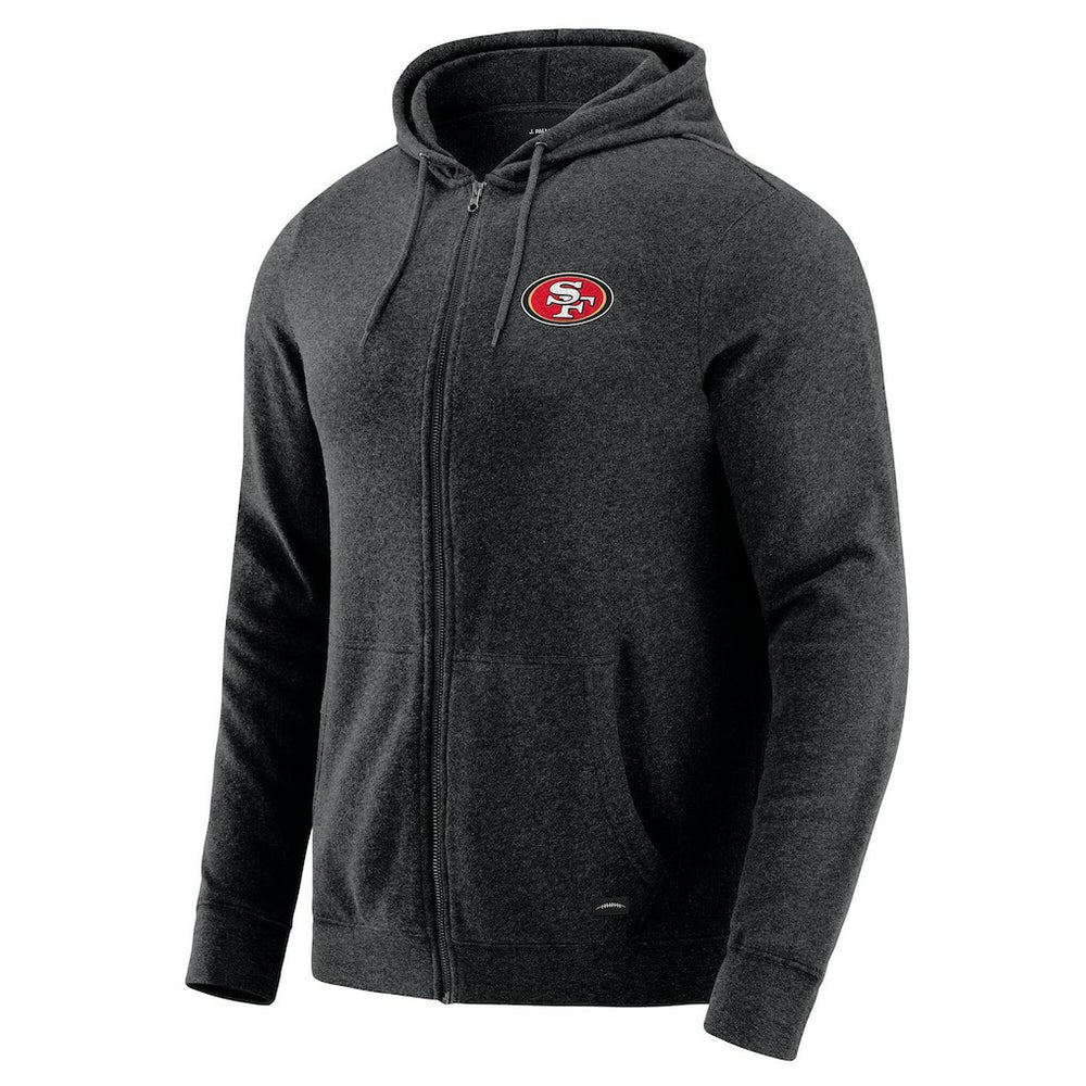J. Palmer Players Lounge Tri-Blend Full-Zip Hoodie - San Francisco 49ers
