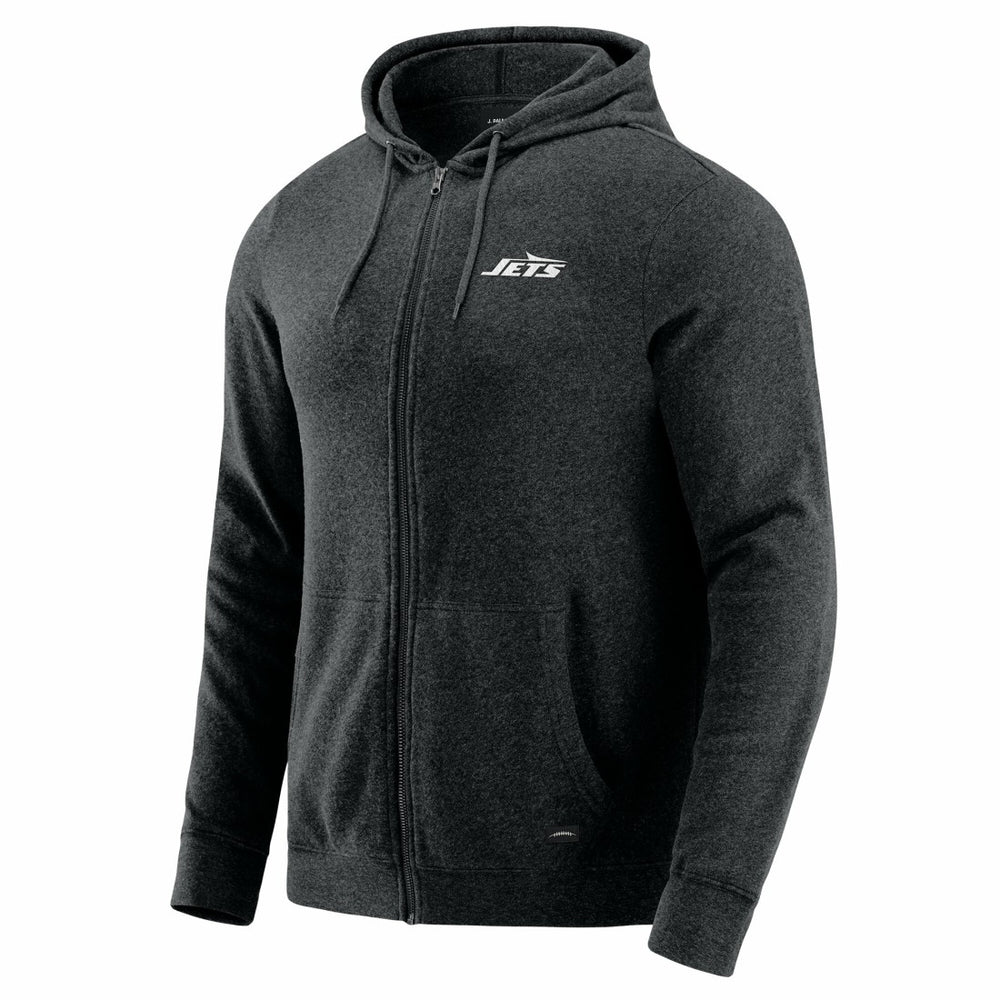 J. Palmer Players Lounge Tri-Blend Full-Zip Hoodie - New York Jets
