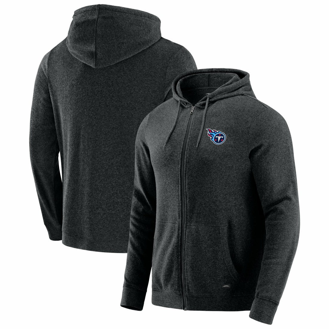 J. Palmer Players Lounge Tri-Blend Full-Zip Hoodie - Tennessee Titans