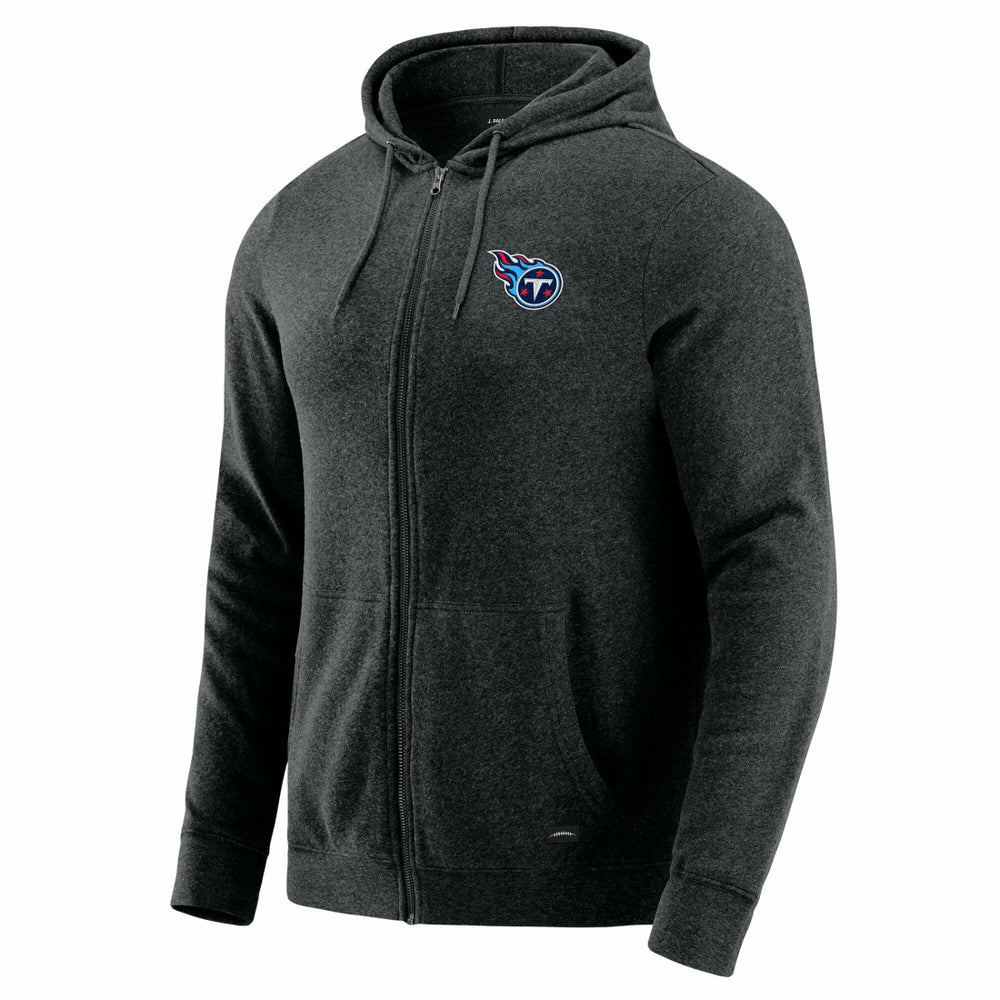 J. Palmer Players Lounge Tri-Blend Full-Zip Hoodie - Tennessee Titans