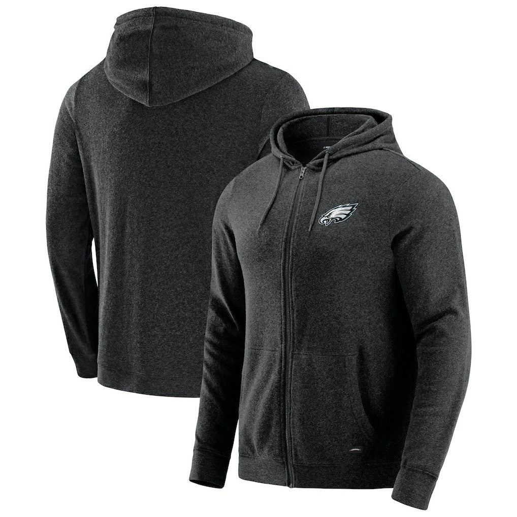 J. Palmer Players Lounge Tri-Blend Full-Zip Hoodie - Philadelphia Eagles