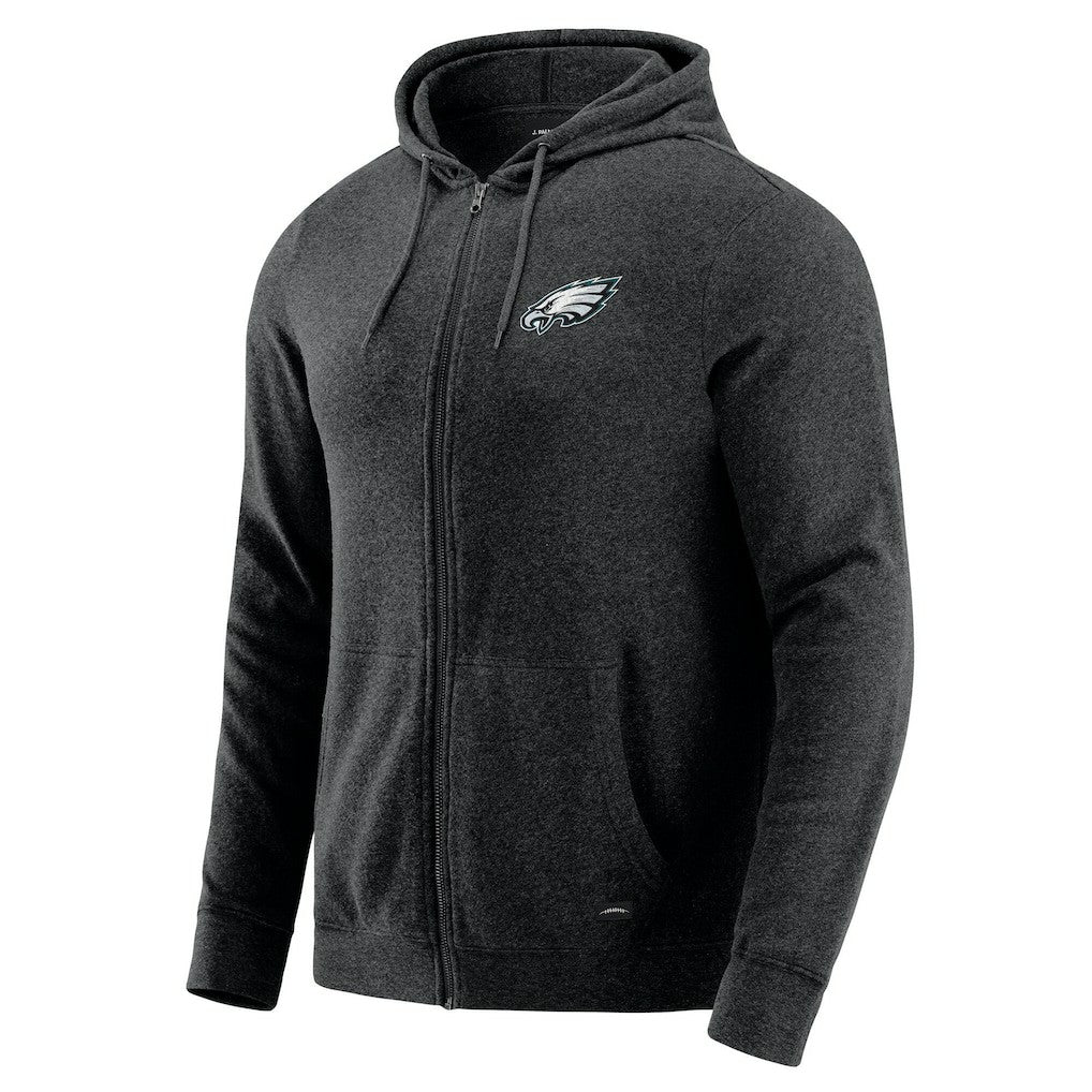 J. Palmer Players Lounge Tri-Blend Full-Zip Hoodie - Philadelphia Eagles