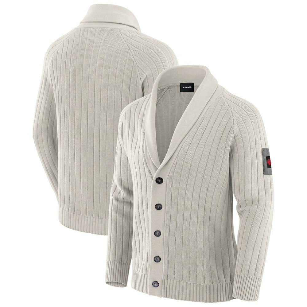 J. Palmer The Playmaker Cardigan Raglan Sweater - Kansas City Chiefs
