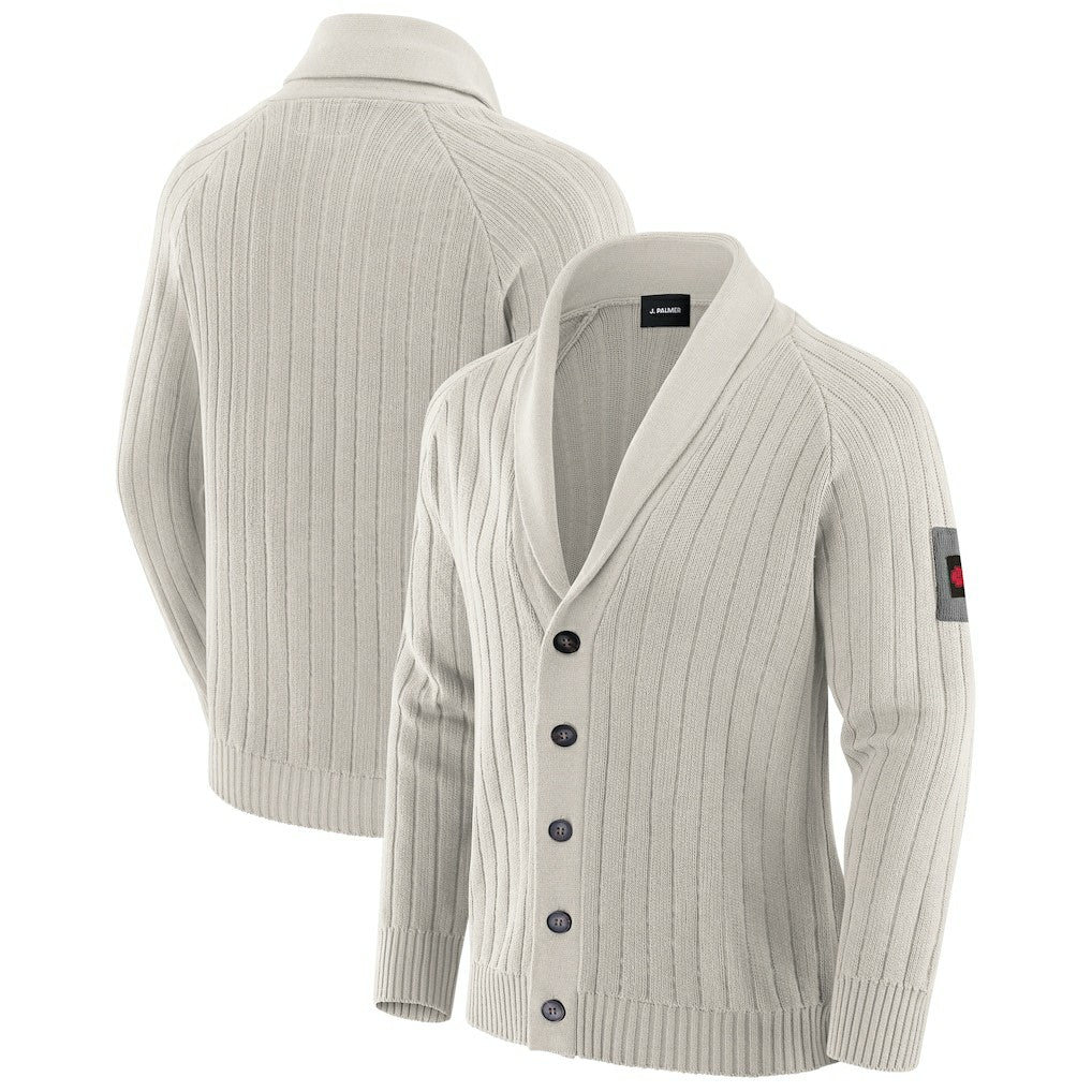 J. Palmer The Playmaker Cardigan Raglan Sweater - Kansas City Chiefs
