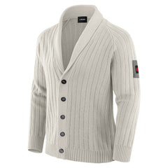 J. Palmer The Playmaker Cardigan Raglan Sweater - Kansas City Chiefs