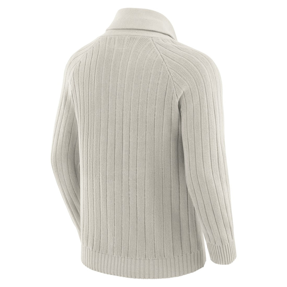 J. Palmer The Playmaker Cardigan Raglan Sweater - New York Jets