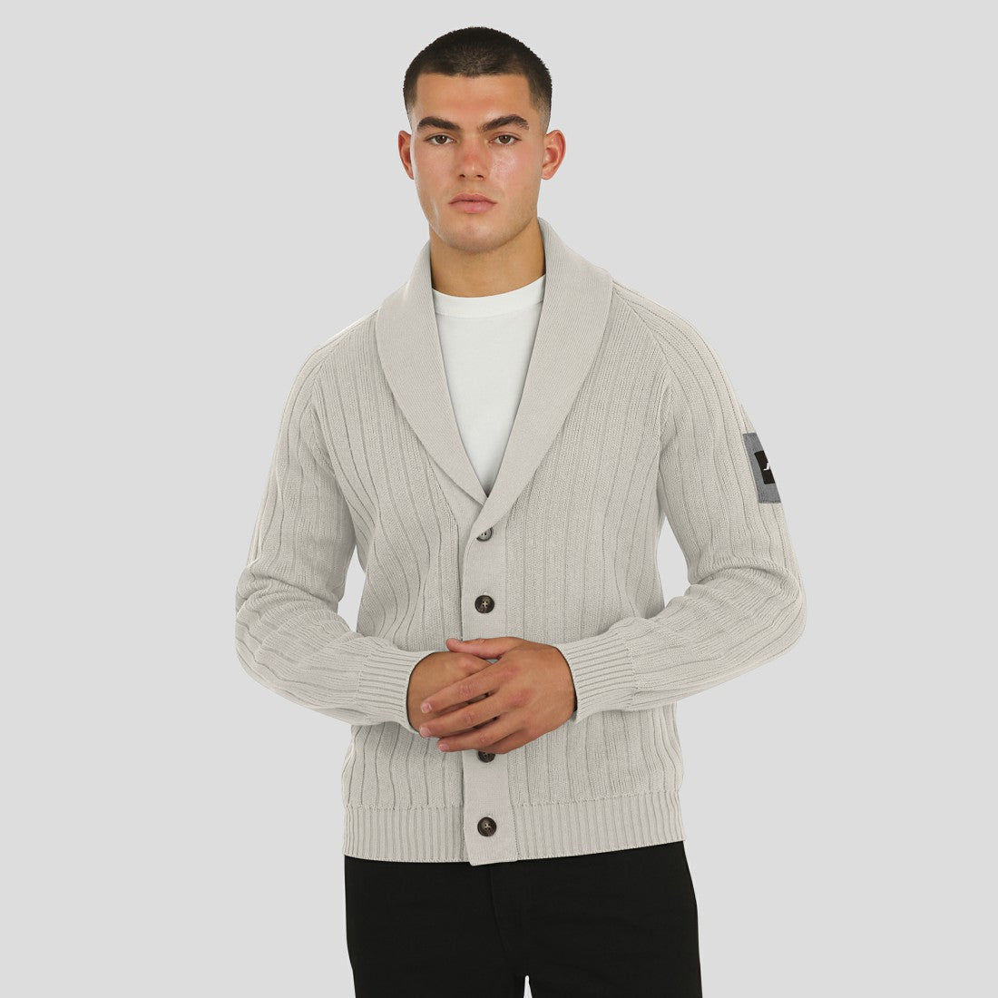 J. Palmer The Playmaker Cardigan Raglan Sweater - New York Jets