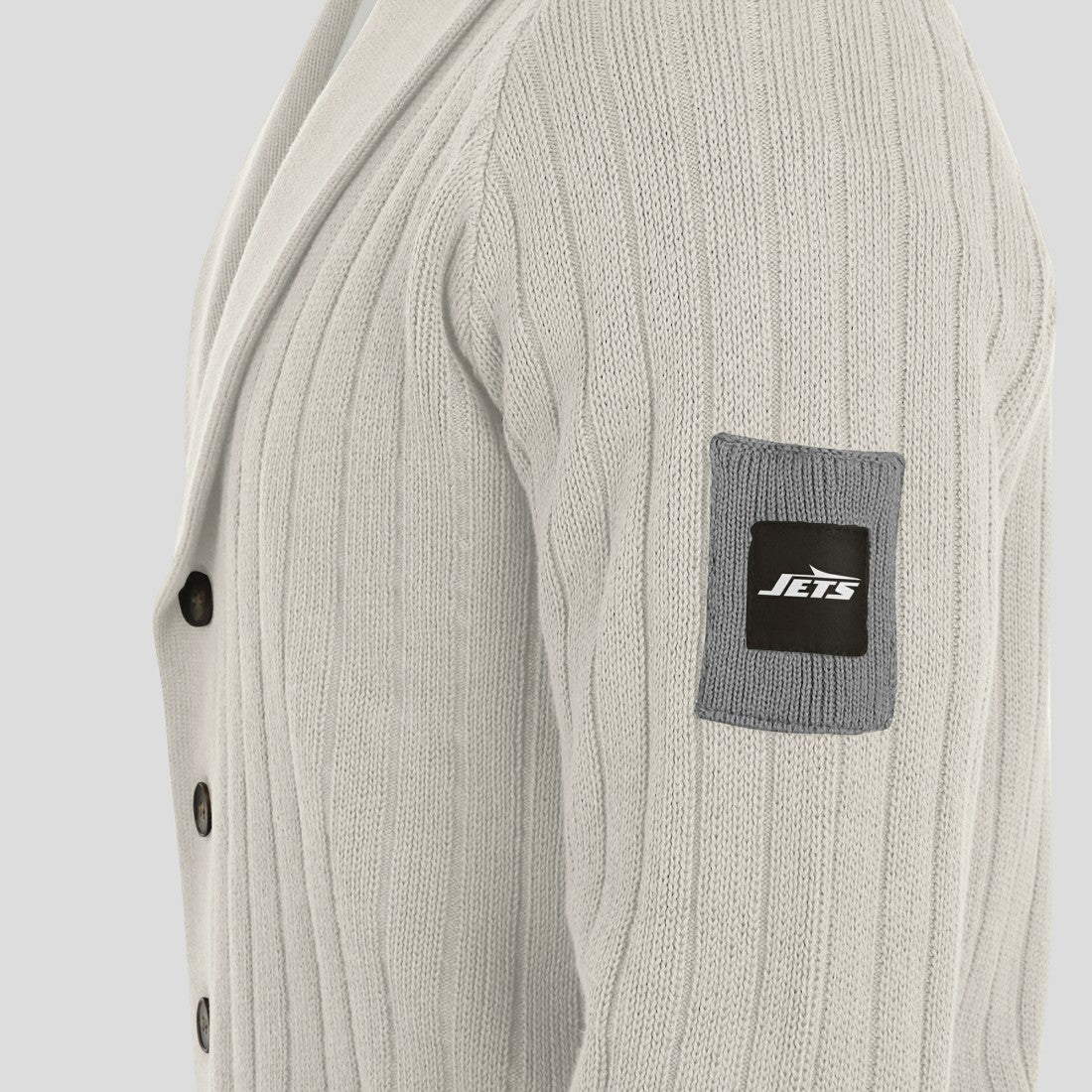 J. Palmer The Playmaker Cardigan Raglan Sweater - New York Jets