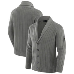 J. Palmer The Playmaker Cardigan Raglan Sweater - Green Bay Packers