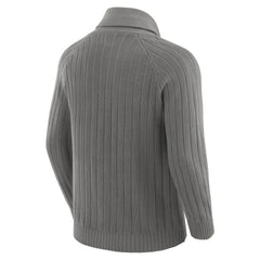 J. Palmer The Playmaker Cardigan Raglan Sweater - Minnesota Vikings