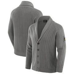 J. Palmer The Playmaker Cardigan Raglan Sweater - Pittsburgh Steelers