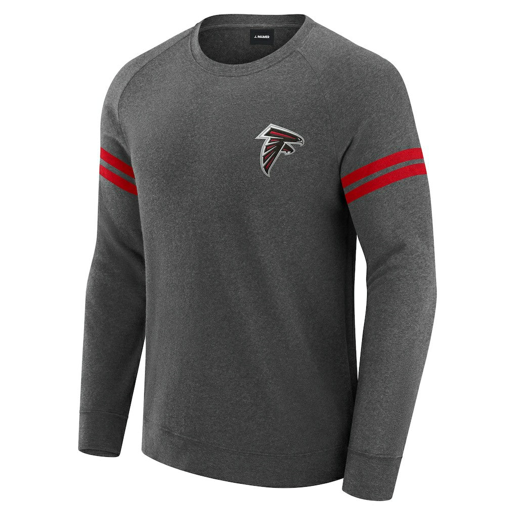 J. Palmer Players Lounge Raglan Tri-Blend Sweatshirt - Atlanta Falcons