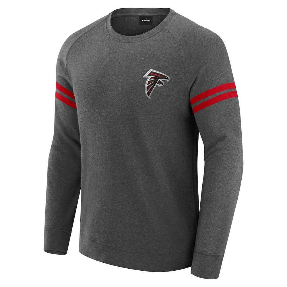 J. Palmer Players Lounge Raglan Tri-Blend Sweatshirt - Atlanta Falcons