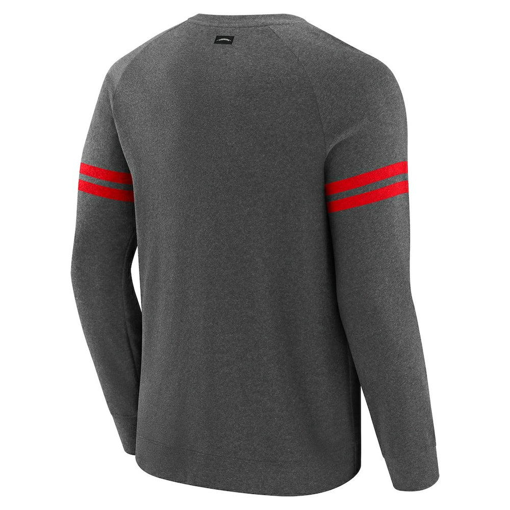 J. Palmer Players Lounge Raglan Tri-Blend Sweatshirt - Kansas City Chiefs