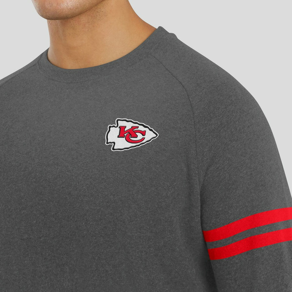 J. Palmer Players Lounge Raglan Tri-Blend Sweatshirt - Kansas City Chiefs