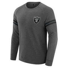 J. Palmer Players Lounge Raglan Tri-Blend Sweatshirt - Las Vegas Raiders