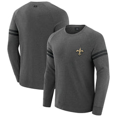 J. Palmer Players Lounge Raglan Tri-Blend Sweatshirt - New Orleans Saints