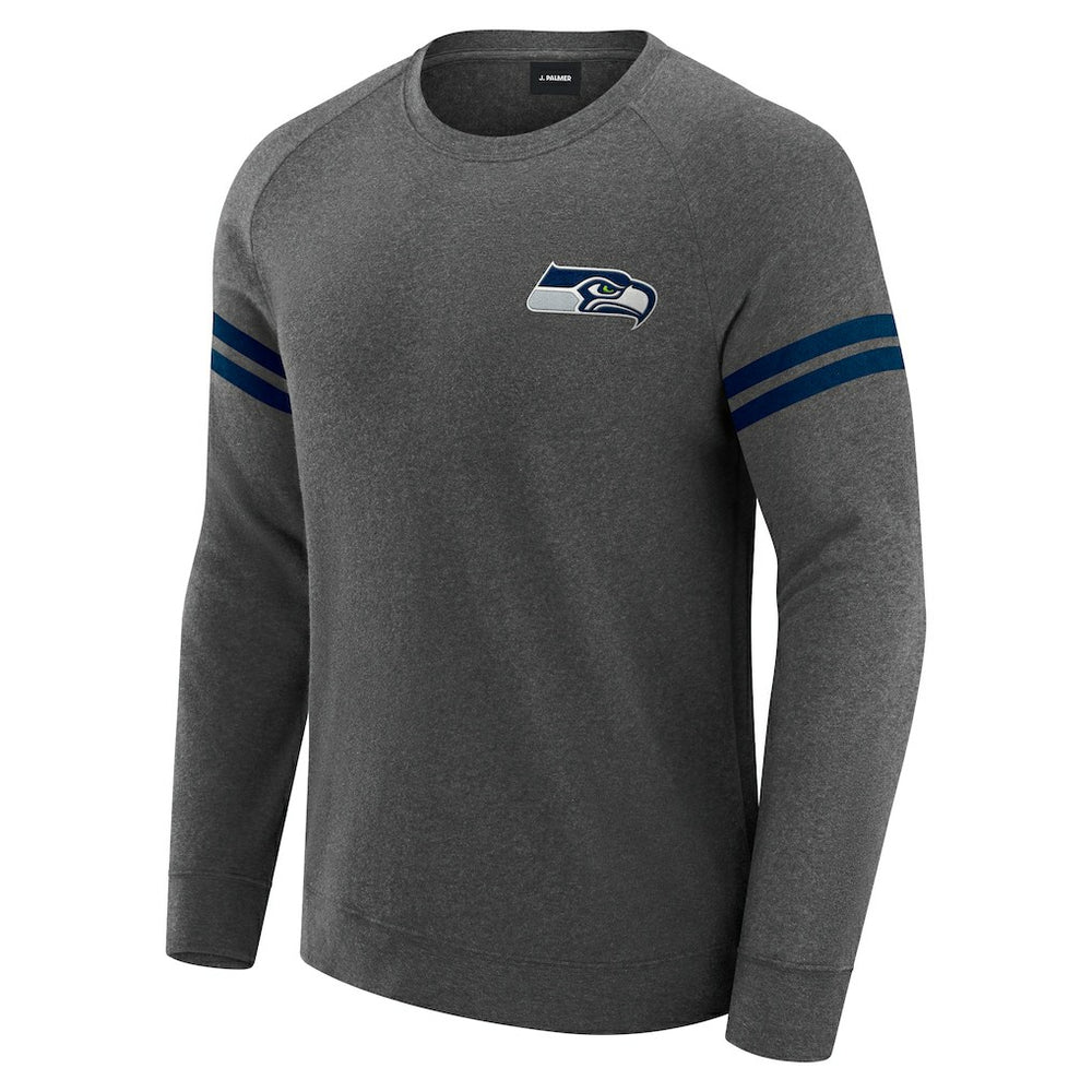 J. Palmer Players Lounge Raglan Tri-Blend Sweatshirt - Seattle Seahawks