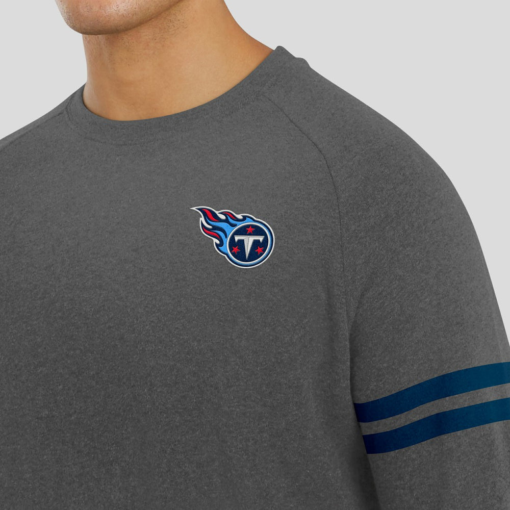 J. Palmer Players Lounge Raglan Tri-Blend Sweatshirt - Tennessee Titans