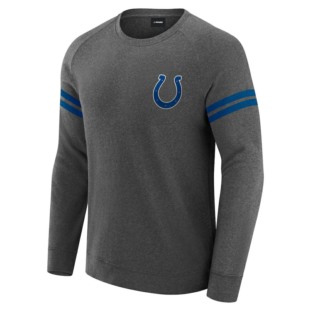 J. Palmer Players Lounge Raglan Tri-Blend Sweatshirt - Indianapolis Colts
