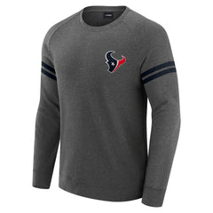 J. Palmer Players Lounge Raglan Tri-Blend Sweatshirt - Houston Texans