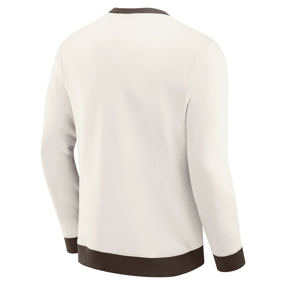 Darius Rucker Collection Colorblock Pullover Sweatshirt - Cleveland Browns