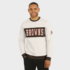 Darius Rucker Collection Colorblock Pullover Sweatshirt - Cleveland Browns
